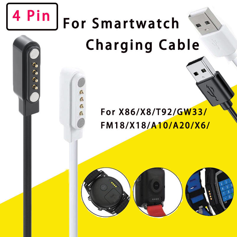 Smartwatch X18 - Cable de carga magnético de repuesto