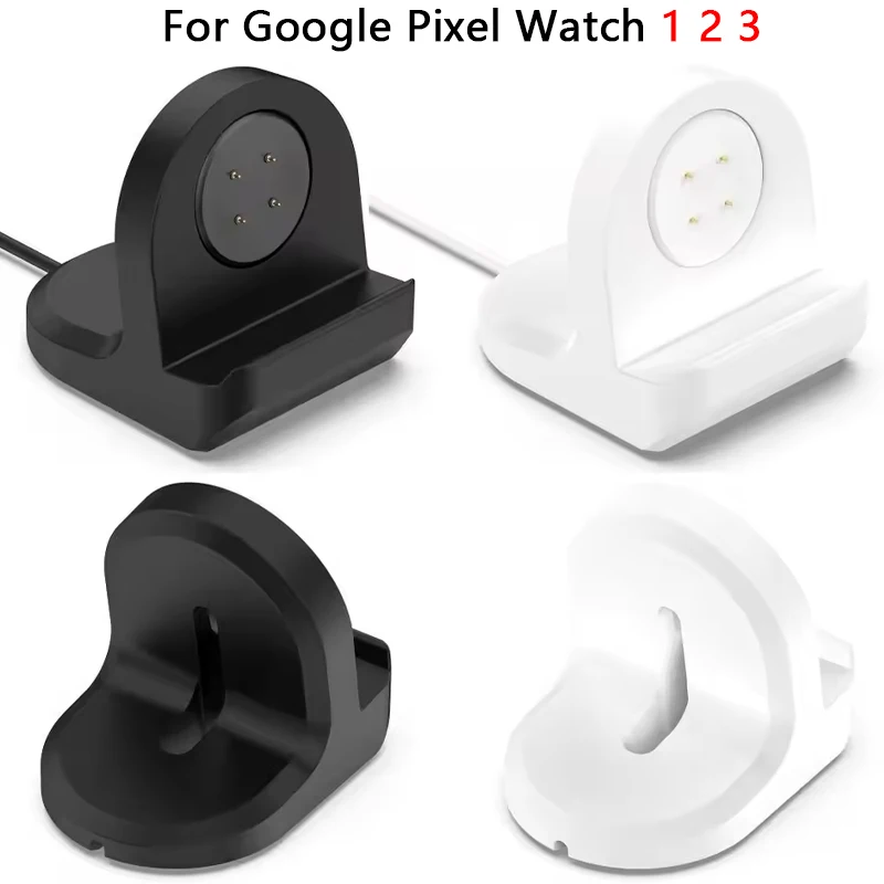 Wireless Charger Watch - Base de carga de silicona suave,