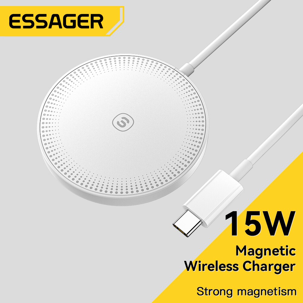 Wireless Charger Watch - Essager-cargador inalámbrico magnético Qi, dispositivo de