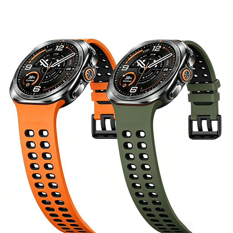 Samsung Smartwatch Ultra Accessories - Correa de silicona transpirable para Samsung