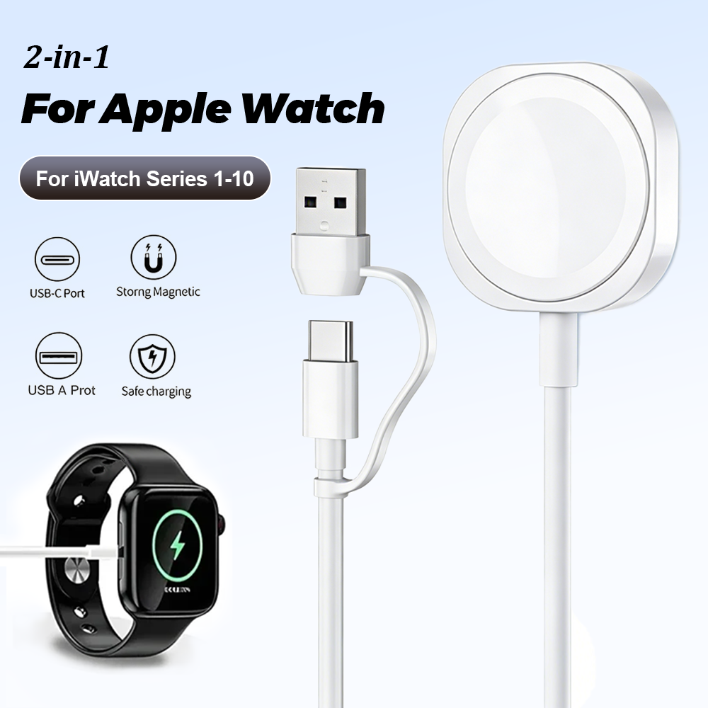 Wireless Charger Watch - Cable de carga magnético inalámbrico USB