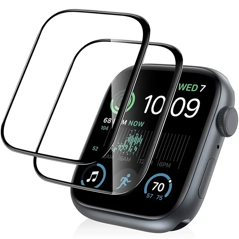 Smartwatch Case - Protector de pantalla curvo completo para