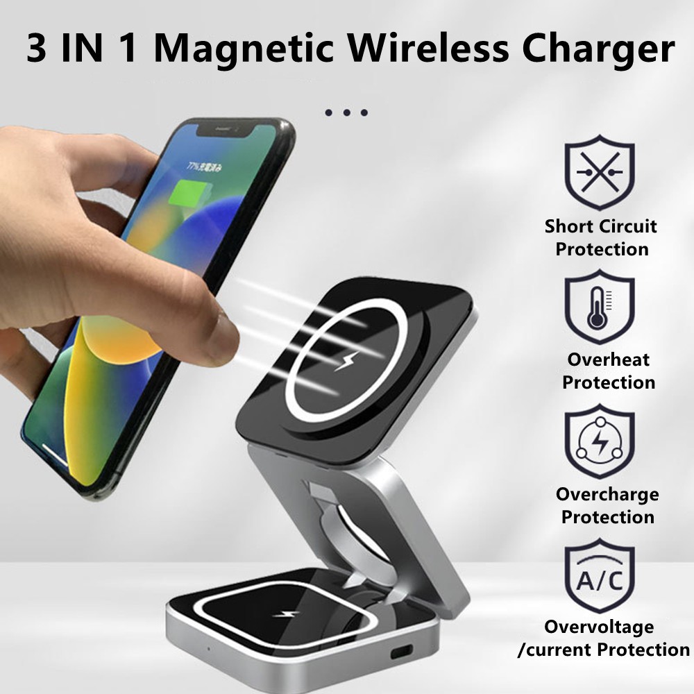 Wireless Charger Watch - Estación de carga rápida de cargador
