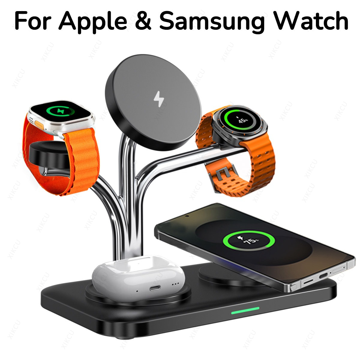 Wireless Charger Watch - Cargador inalámbrico magnético 5 en 1,