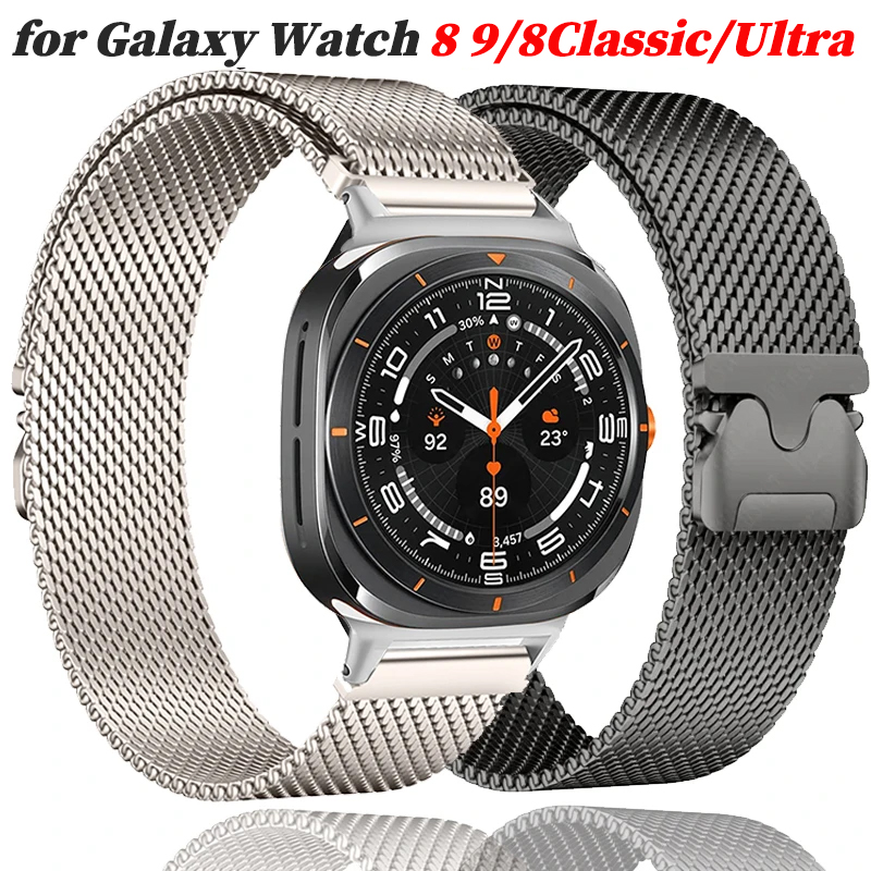 Samsung Smartwatch Ultra Accessories - Correa Milanesa de Metal para Samsung