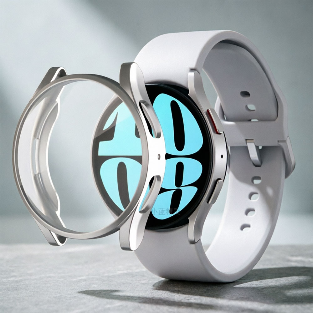 Accessories For Galaxy Watch 5 - Funda de silicona transparente para Samsung