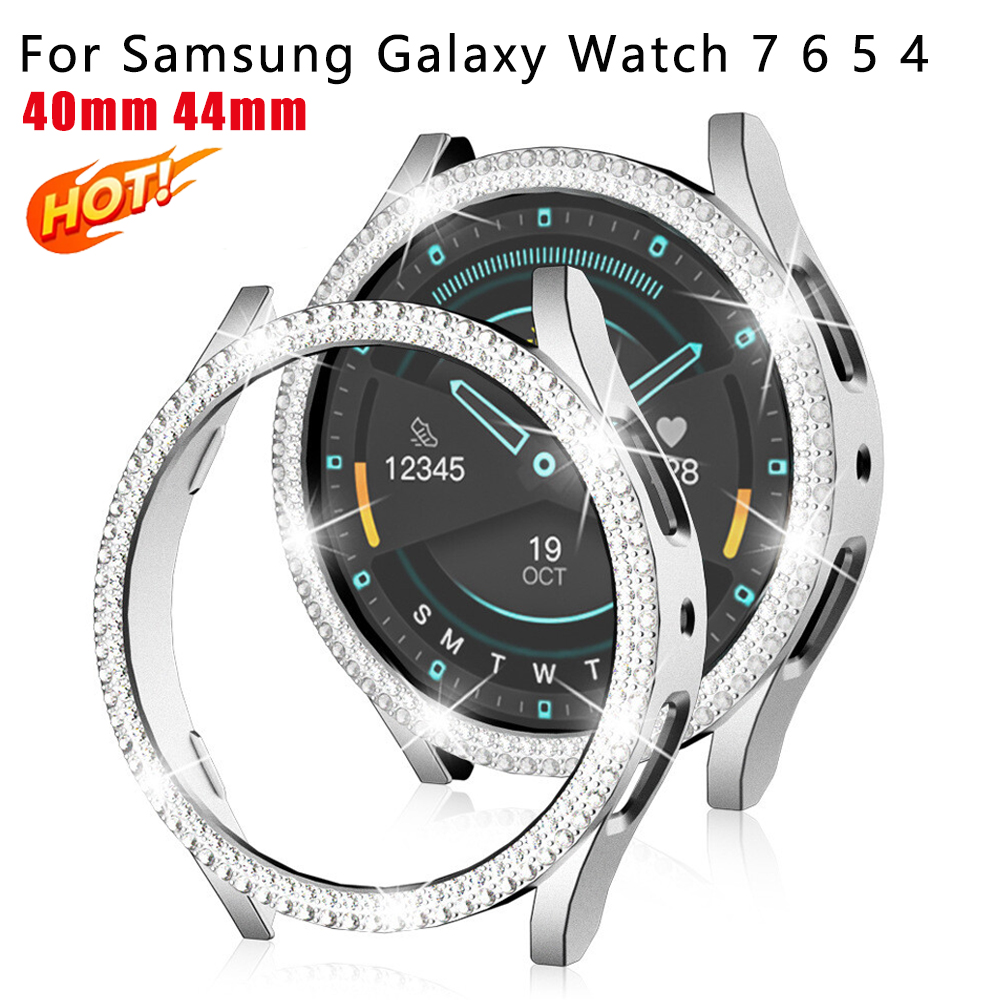 Accessories For Galaxy Watch 5 - Funda brillante con diamantes para Samsung