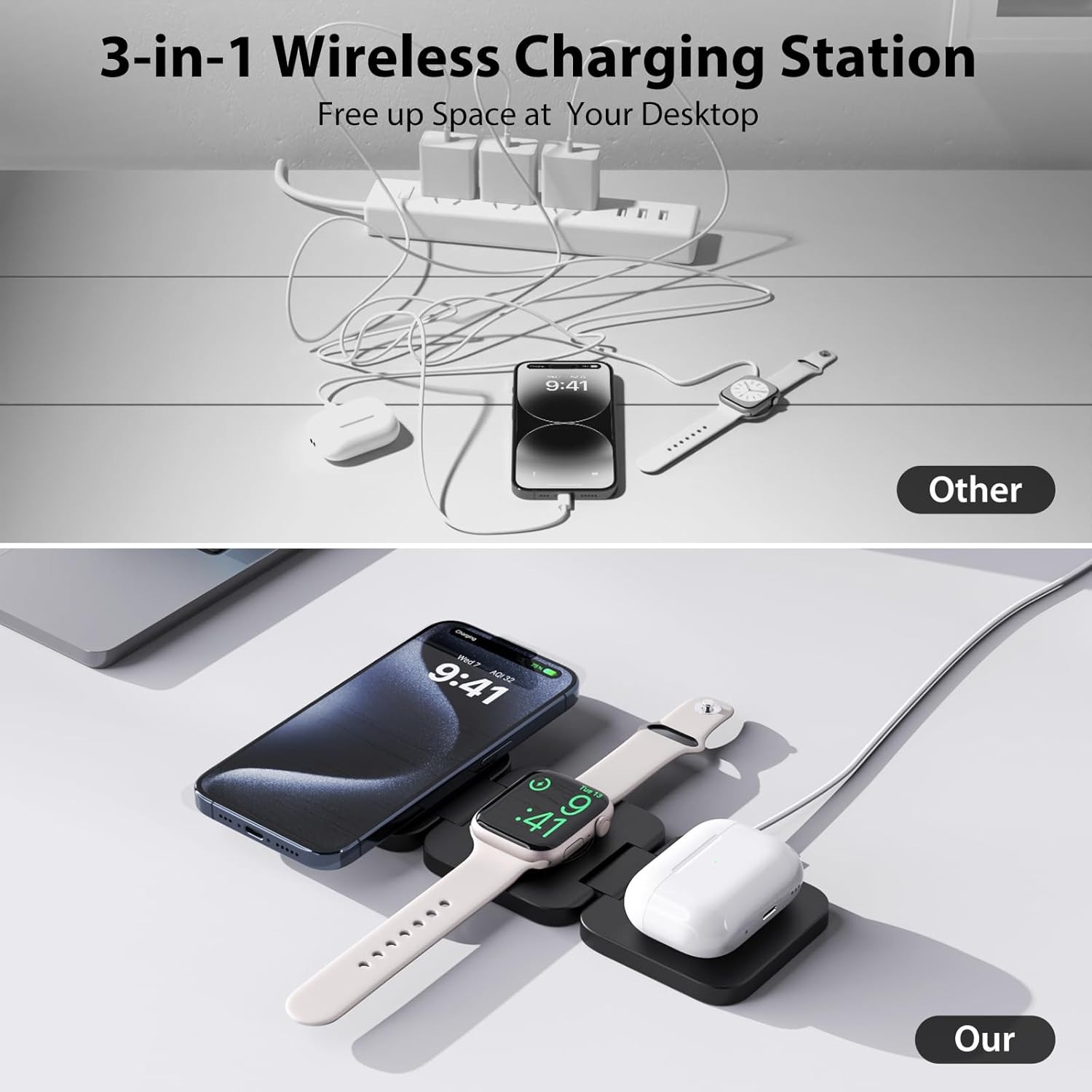Cargador inalámbrico rápido pl - Wireless Charger Watch reseña y precio
