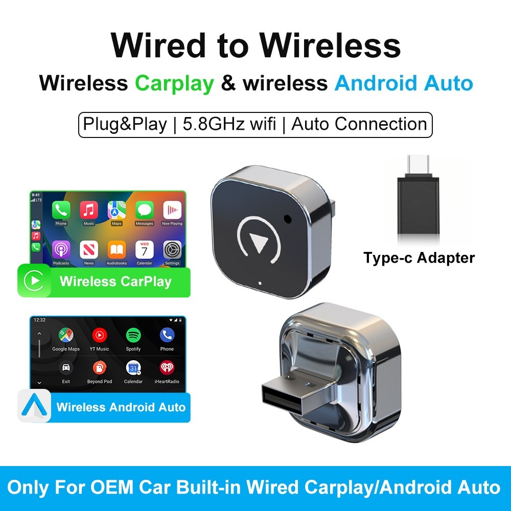 Adaptador Inalámbrico CarPlay  - Smartwatch Universal reseña y precio