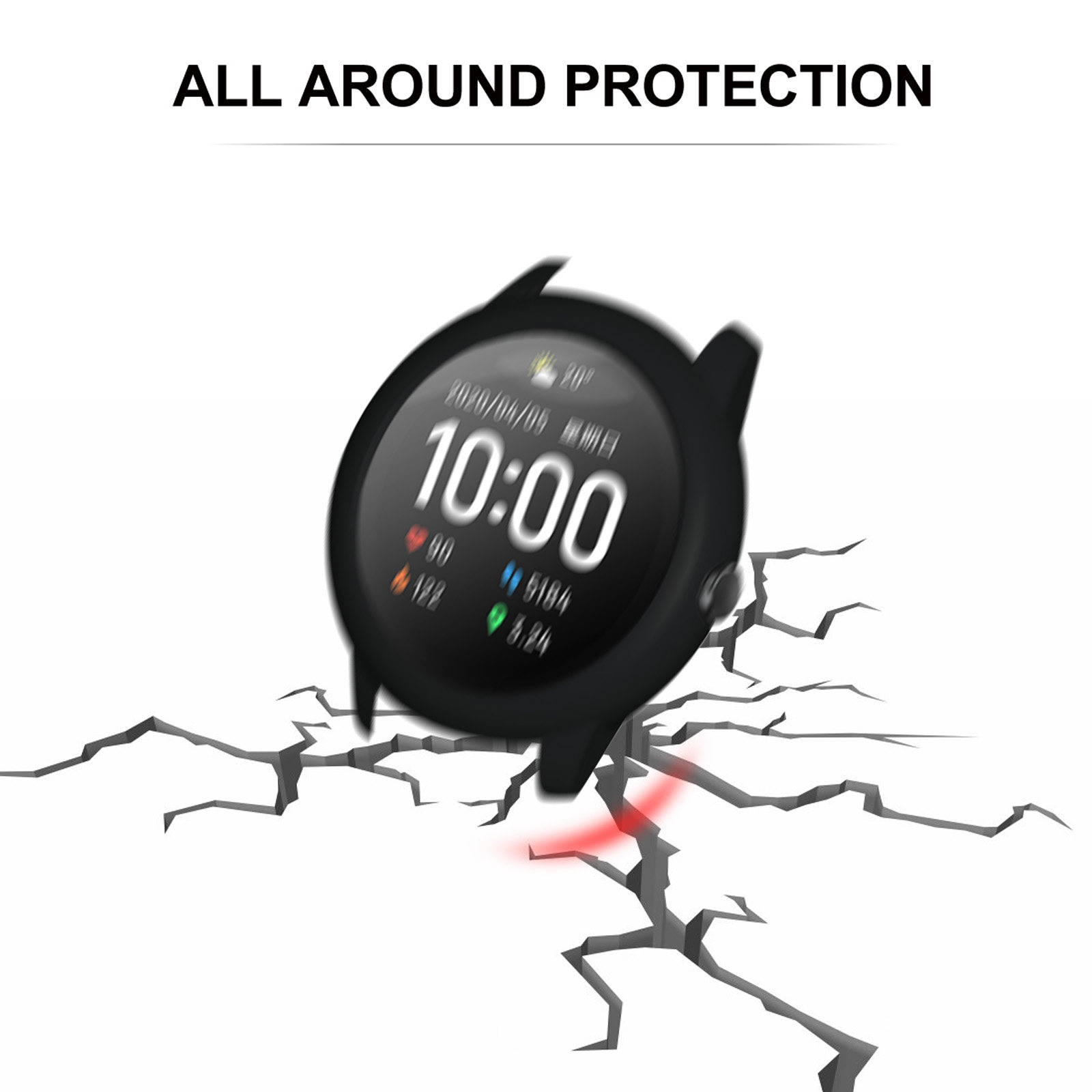 1 pieza de carcasa de reloj de - Smartwatch Case reseña y precio