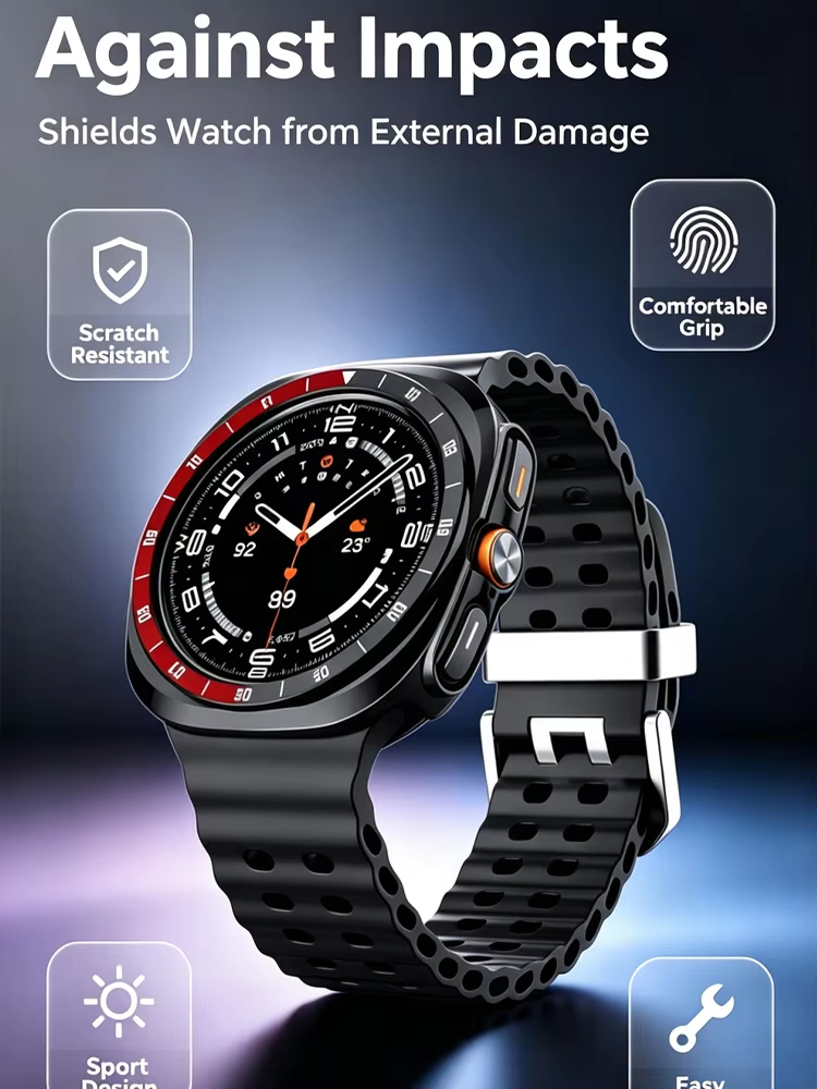 Bisel y funda para Samsung Gal - Samsung Smartwatch Ultra Accessories reseña y precio