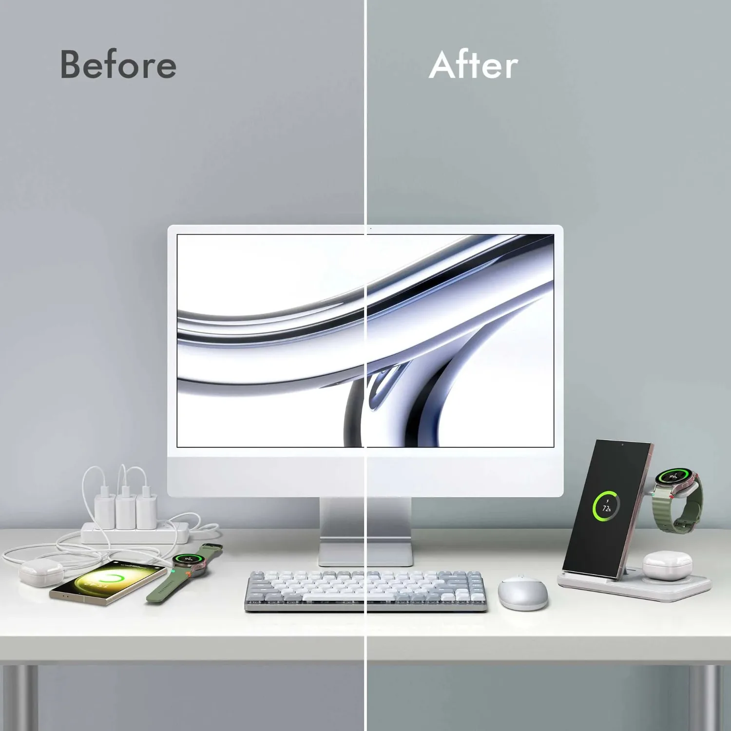 Estación de carga inalámbrica  - Wireless Charger Watch reseña y precio