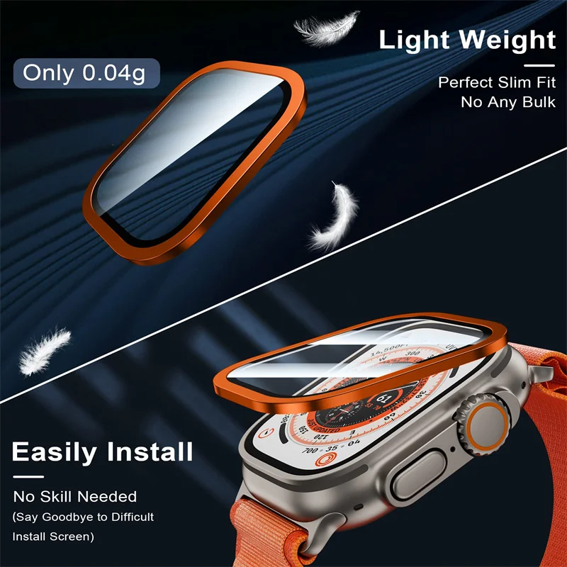 Vidrio templado para Apple Wat - Smartwatch Case reseña y precio