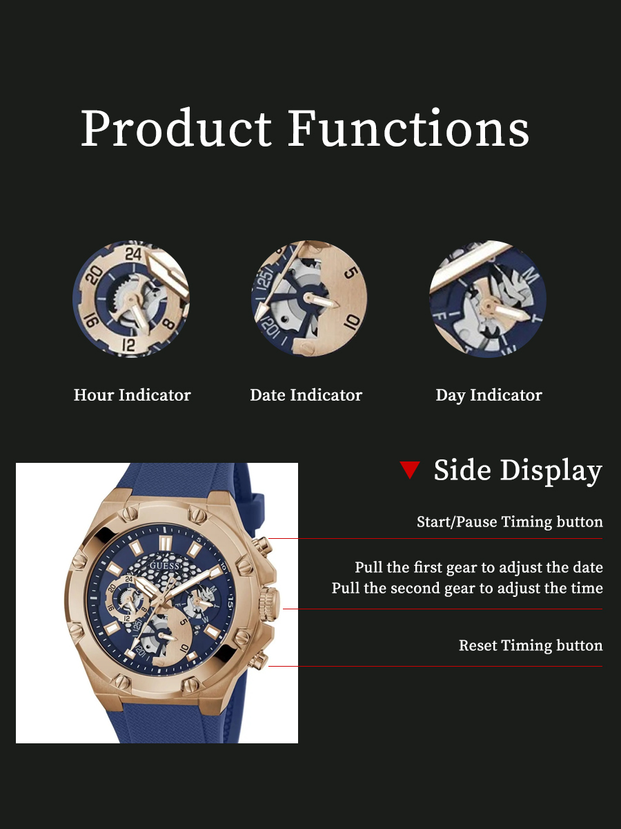 Reloj GUESS GW0334G3 para Homb - Smartwatch Guess reseña y precio