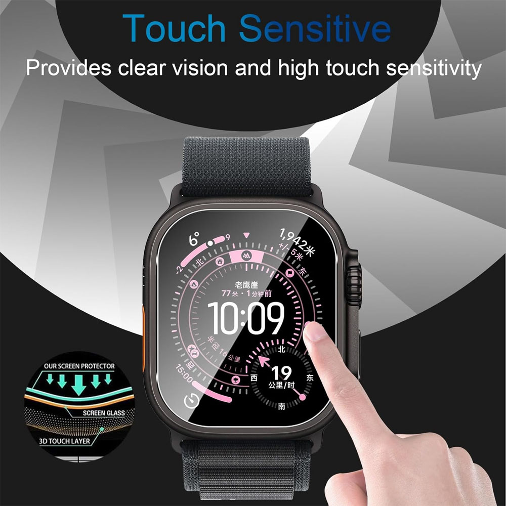 Vidrio templado para Apple Wat - Smartwatch Case reseña y precio