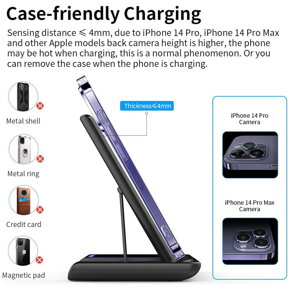 Base de Carga Inalámbrica 3 en - Wireless Charger Watch reseña y precio