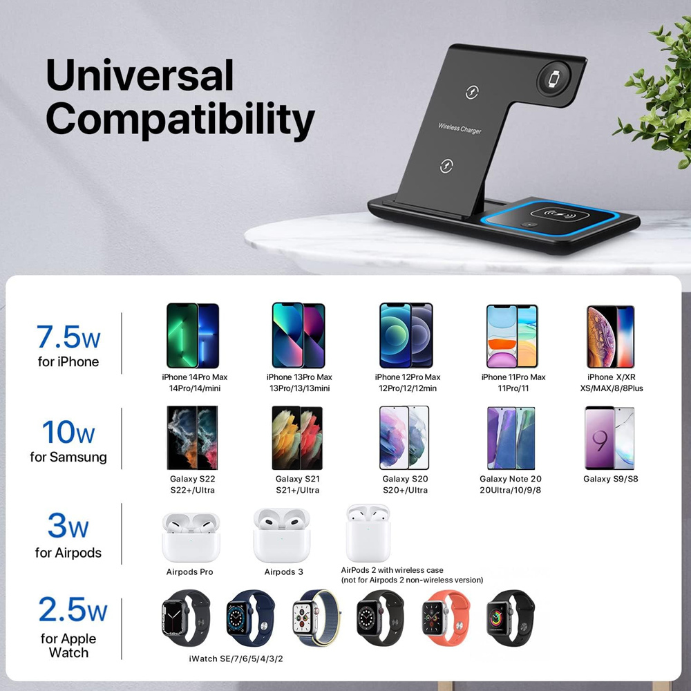 Soporte de carga inalámbrico 3 - Wireless Charger Watch reseña y precio