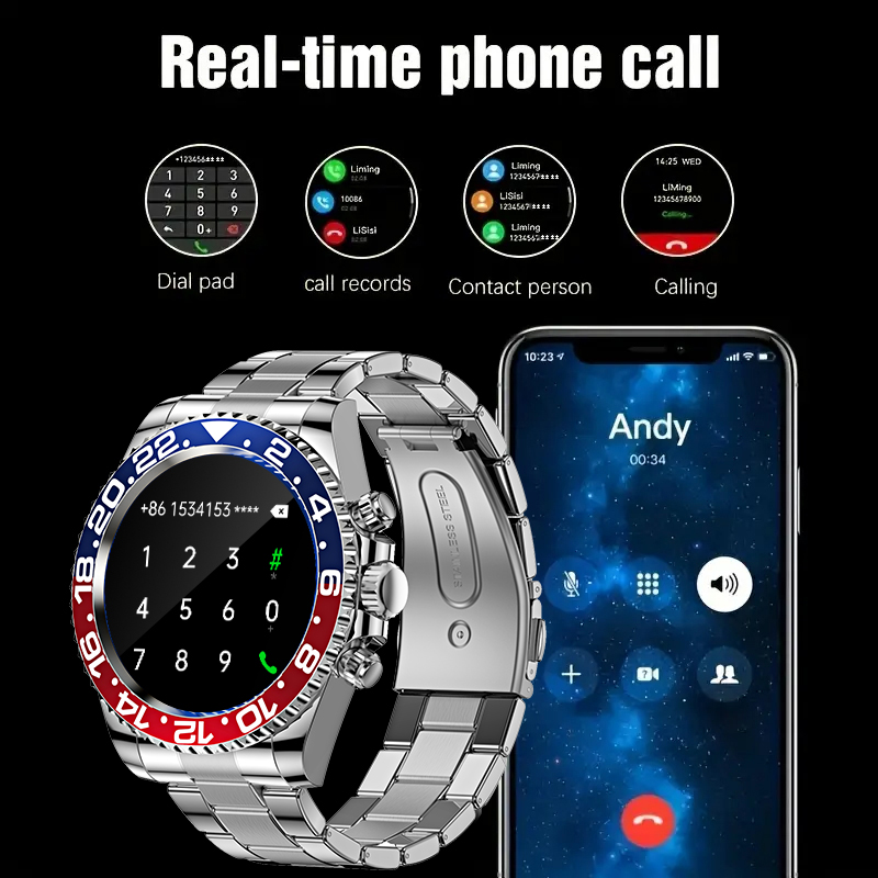 Reloj inteligente para hombre, - Smartwatch X18 reseña y precio