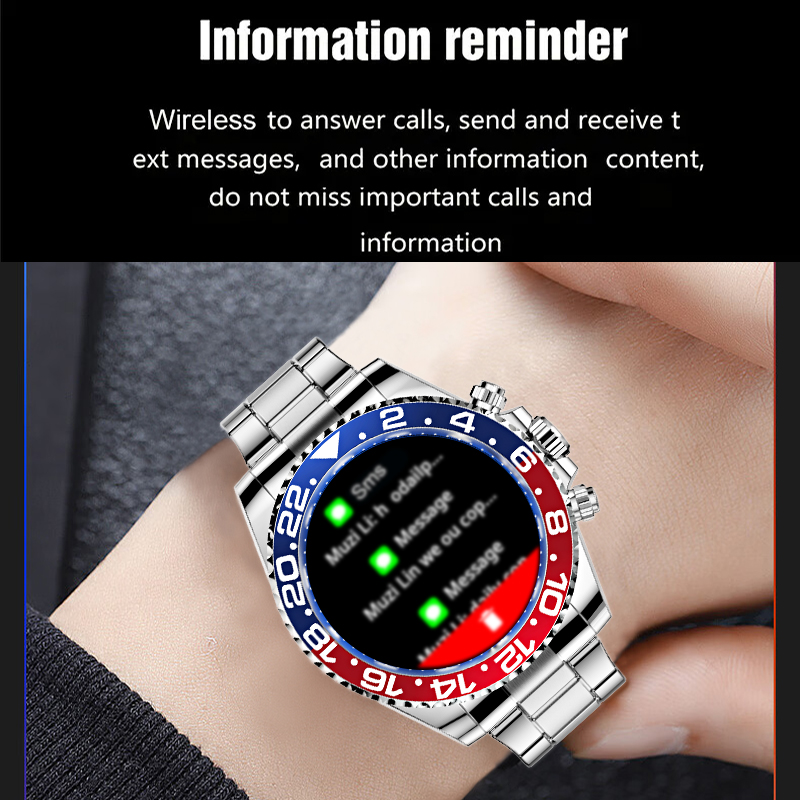 Reloj inteligente para hombre, - Smartwatch X18 reseña y precio