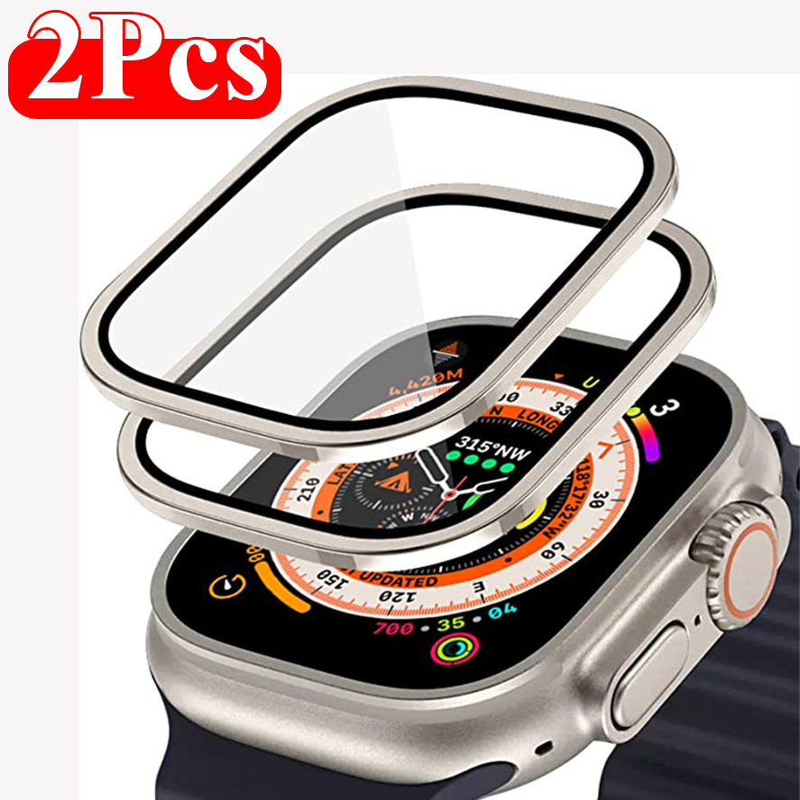 2 uds caja de aleación de alum - Smartwatch Case reseña y precio