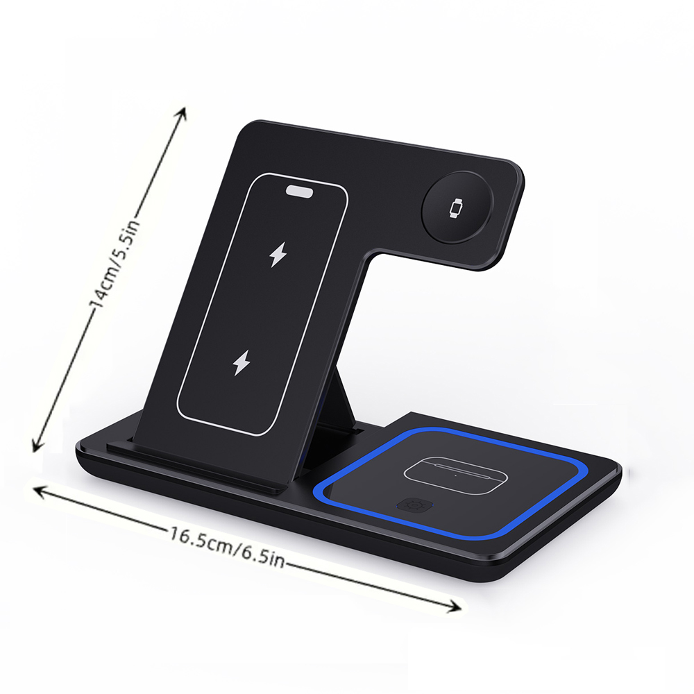 Base de Carga Inalámbrica 3 en - Wireless Charger Watch reseña y precio