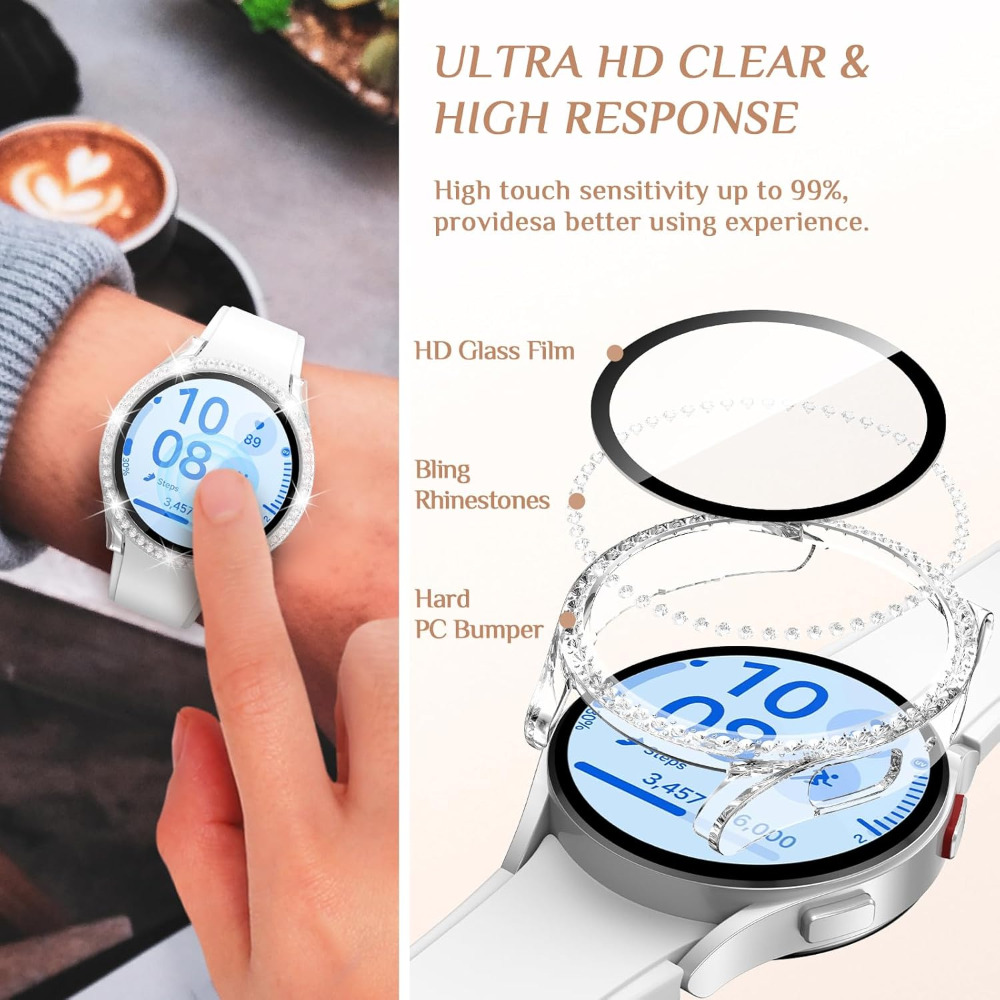 Funda ostentosa para Samsung G - Accessories For Galaxy Watch 5 reseña y precio