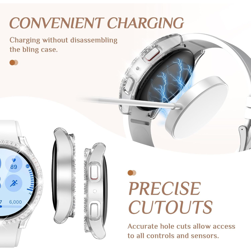 Funda ostentosa para Samsung G - Accessories For Galaxy Watch 5 reseña y precio