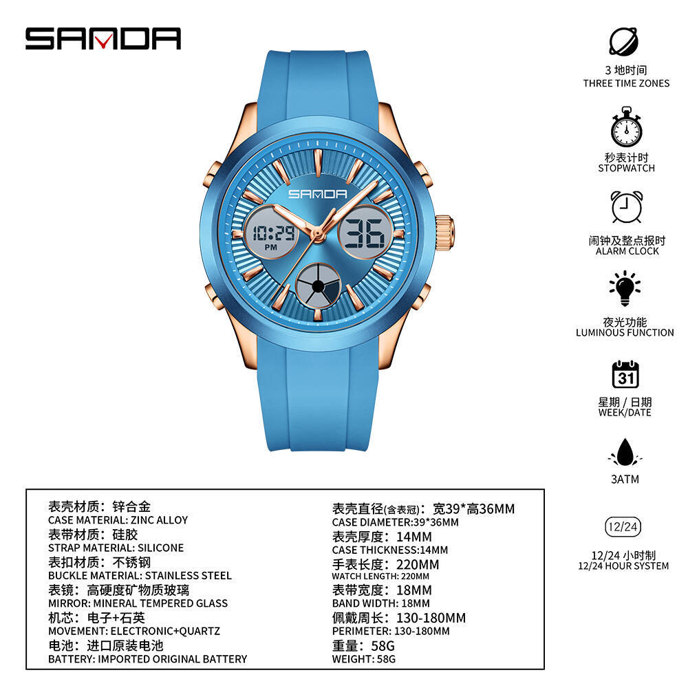 Reloj Electrónico SANDA Lumino - Smartwatch Nexus reseña y precio