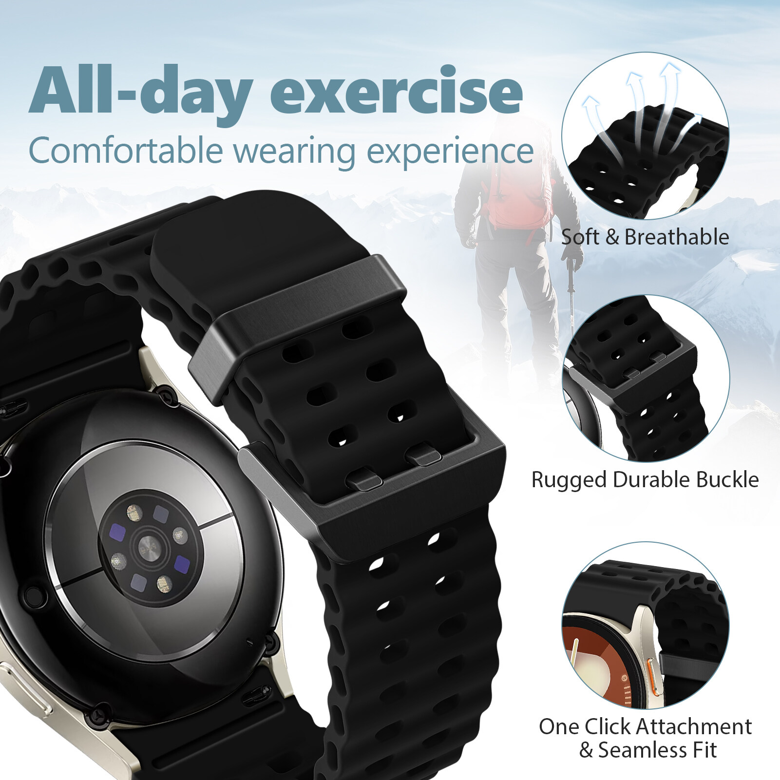 Correa para Samsung Galaxy Wat - Samsung Smartwatch Ultra Accessories reseña y precio
