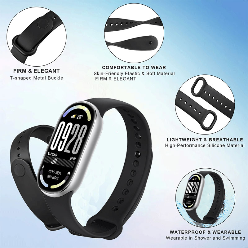 Correa de silicona + funda de  - Silicone Band Replacement reseña y precio
