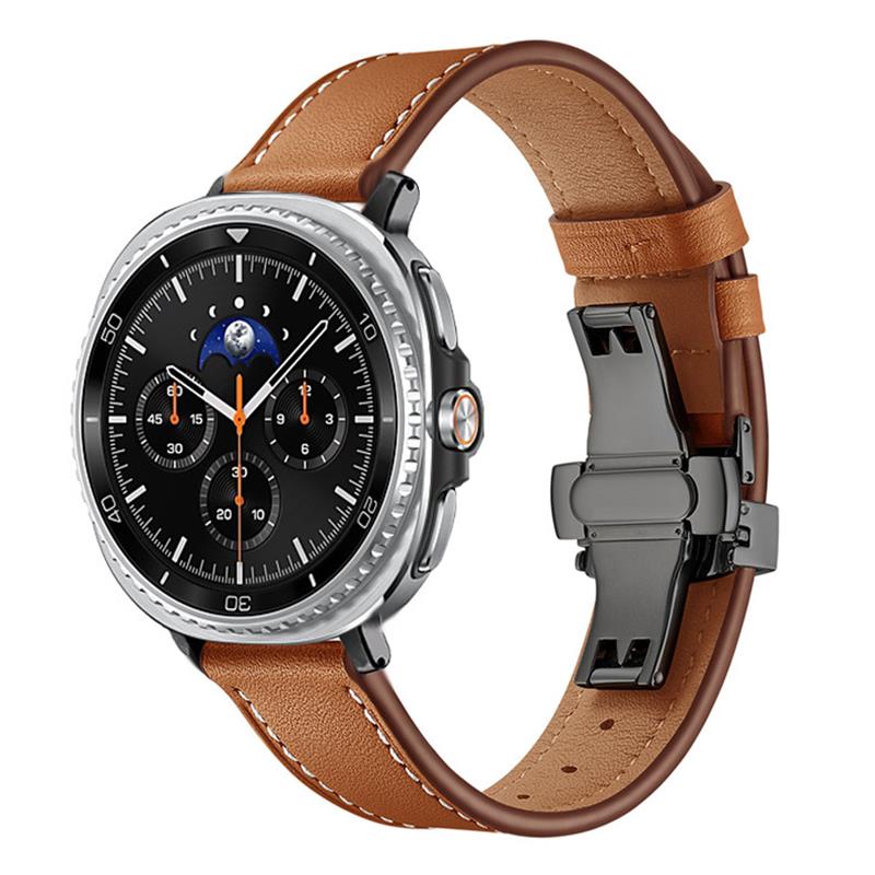 Correa de cuero genuino para S - Samsung Smartwatch Ultra Accessories reseña y precio