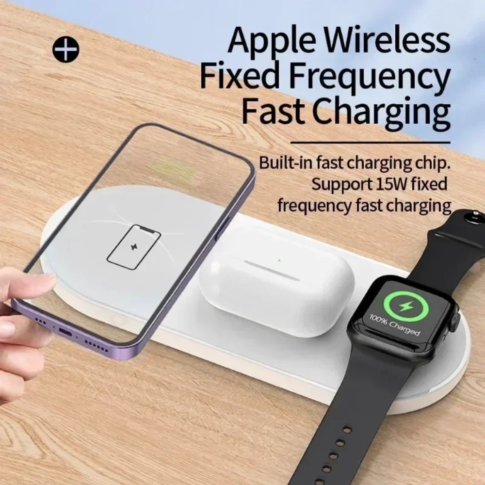 Base de Carga Inalámbrica 3 en - Wireless Charger Watch reseña y precio