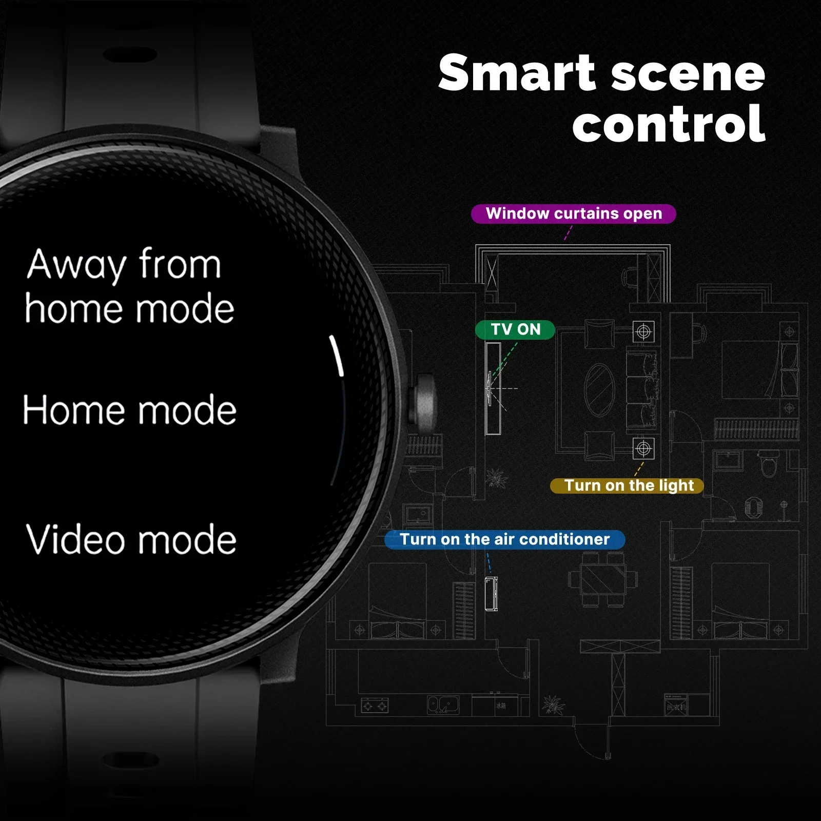 MOES-reloj inteligente con pan - Smartwatch Touch reseña y precio
