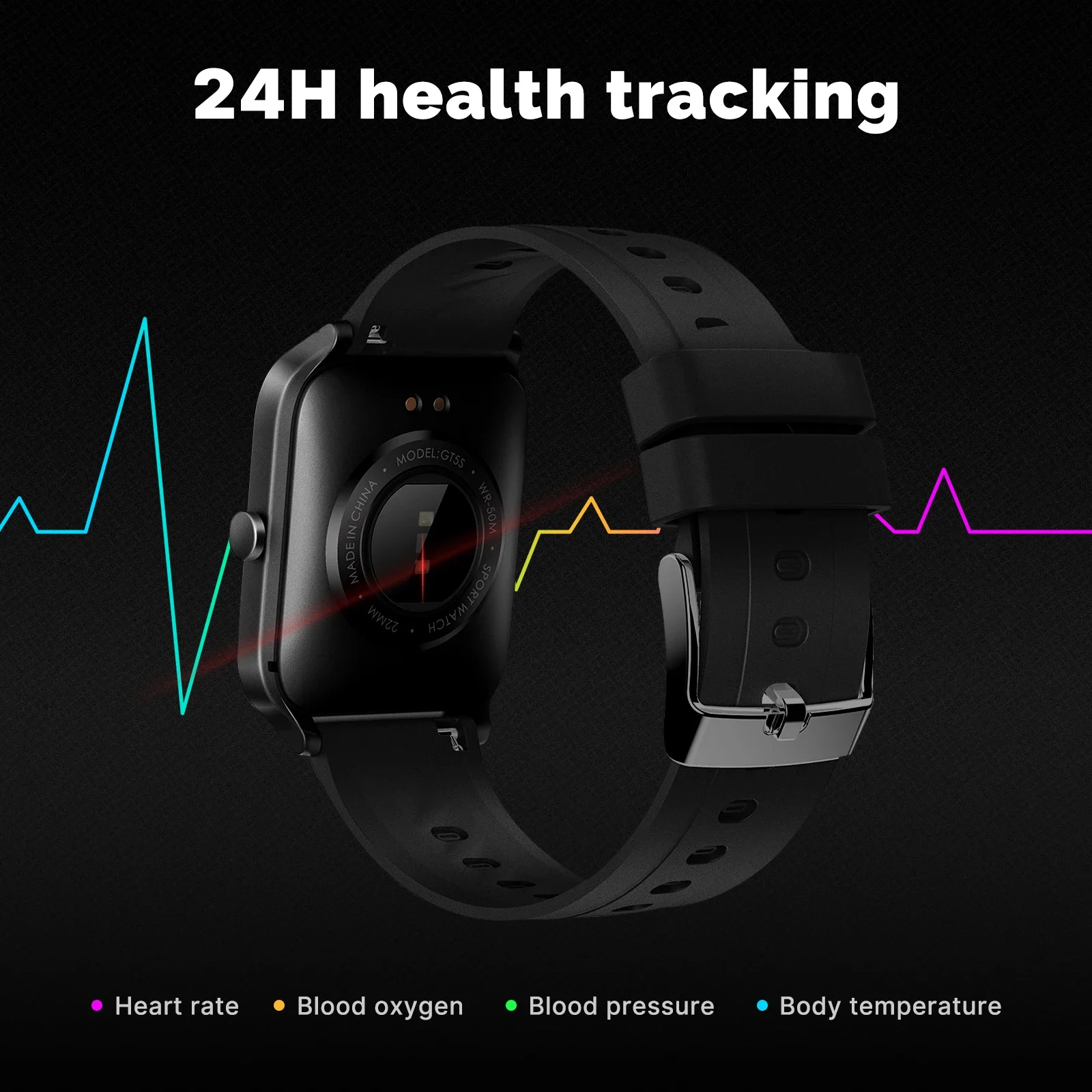 MOES-reloj inteligente con pan - Smartwatch Touch reseña y precio