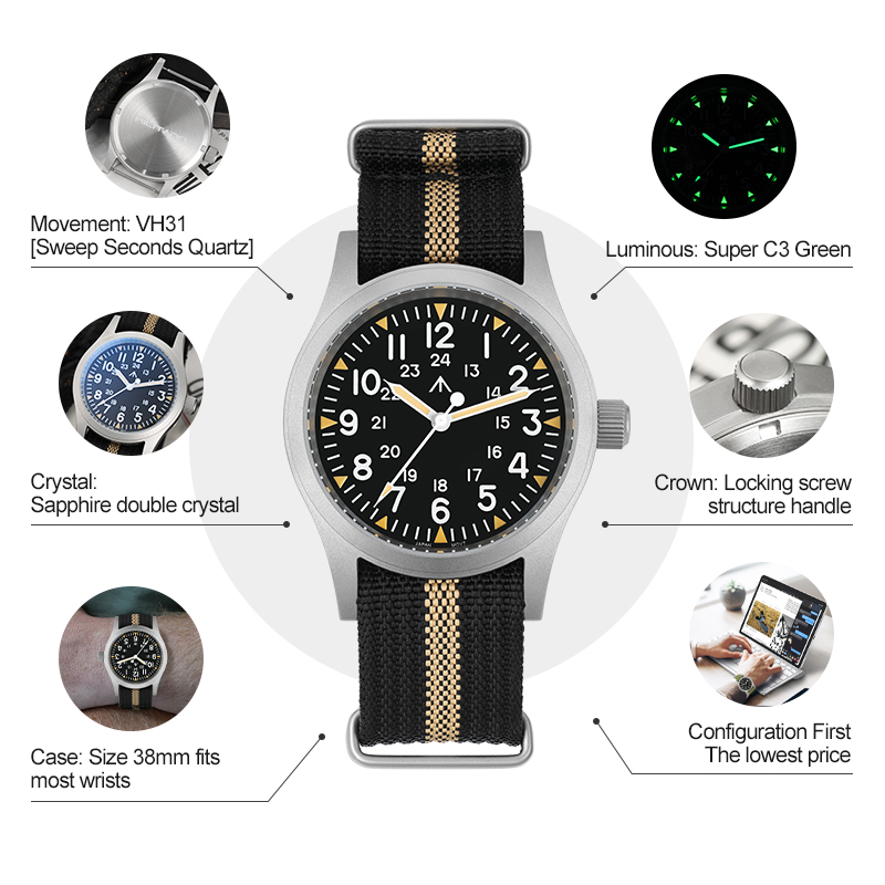 Reloj Militado ML05 Vintage VH - Smartwatch Nexus reseña y precio