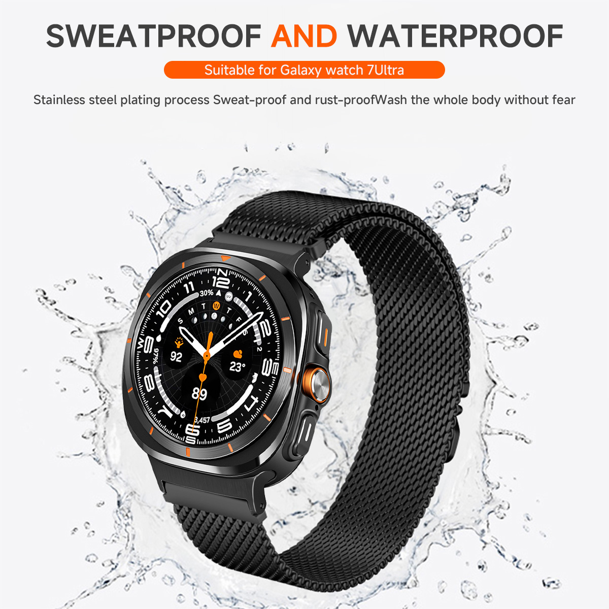 Correa Milanesa de Metal para  - Samsung Smartwatch Ultra Accessories reseña y precio